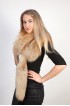 Golden fox fur scarf-collar-stole